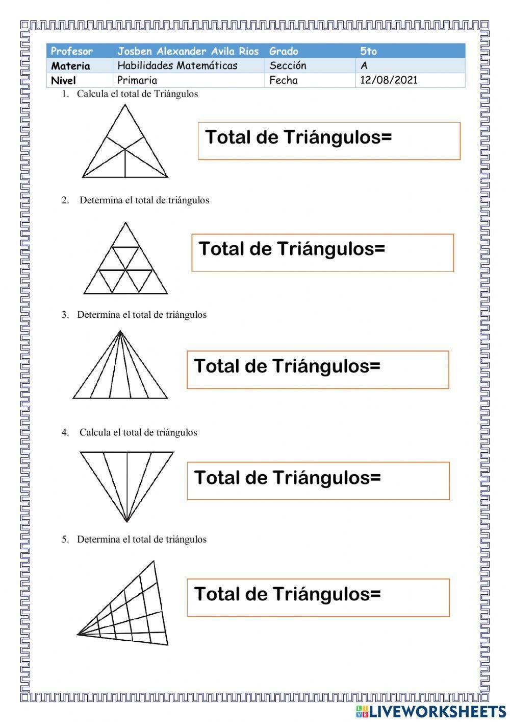 Conteo de triángulos