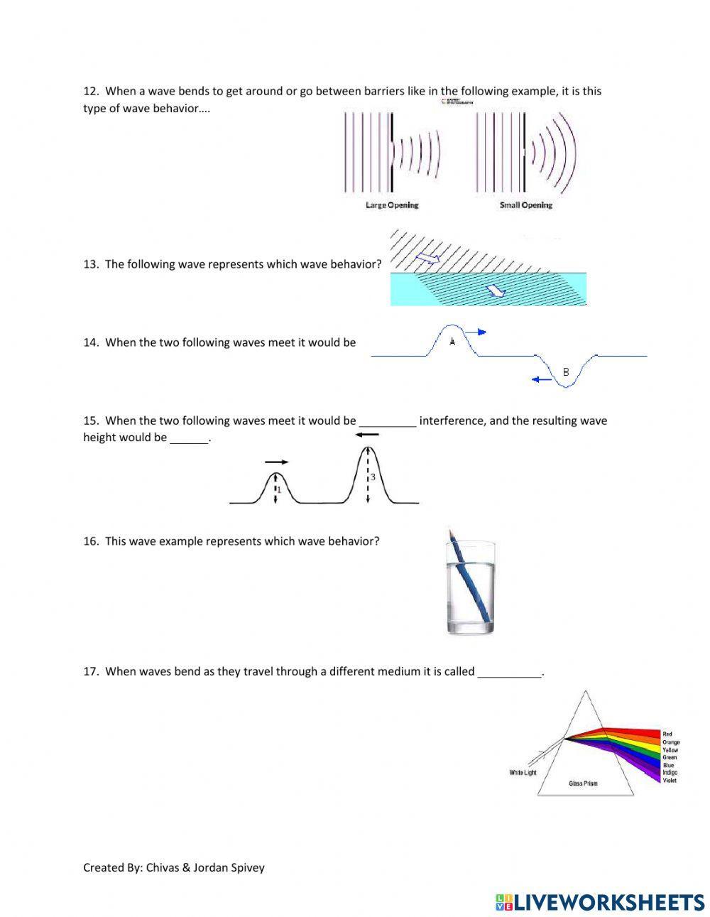 Physical Science Wave Assessment Prep