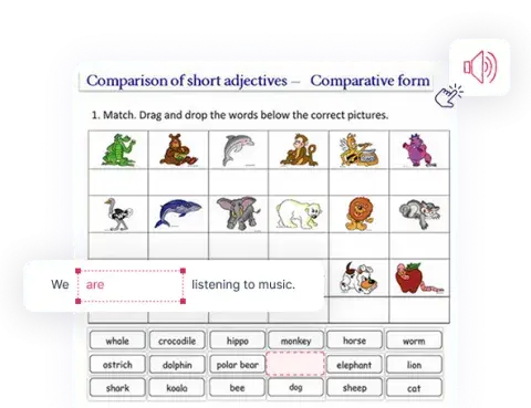 Discover fun and educational English worksheets for students of all ages.