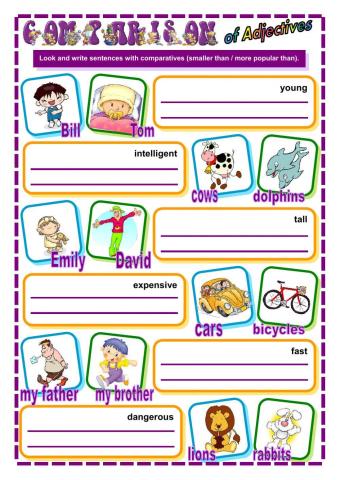 Comparison of adjectives