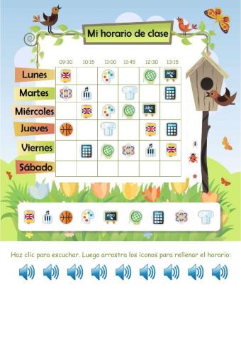 Mi horario de clase