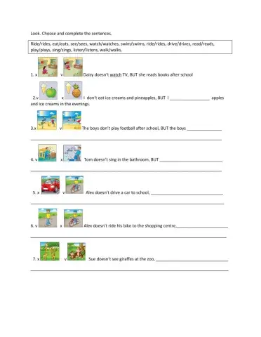 Movers Present Simple with BUT