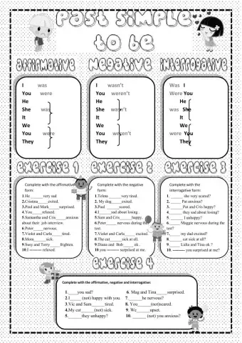 PAST SIMPLE- Verb To be