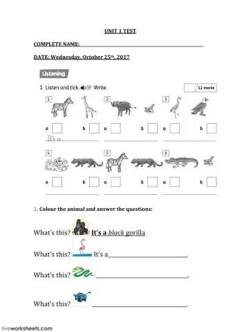 Exman unit 1 TERCERO