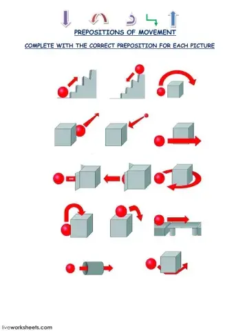 PREPOSITIONS OF MOVEMENT J3  n°1