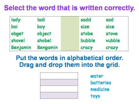 Spelling and Alphabetical Order