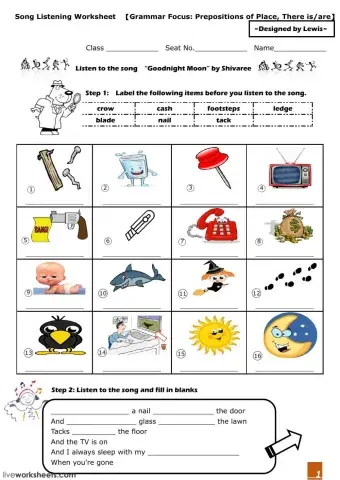  Song Listening  -  -Goodnight Moon” by Shivaree