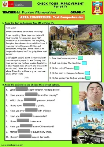 Text Coprehension Test