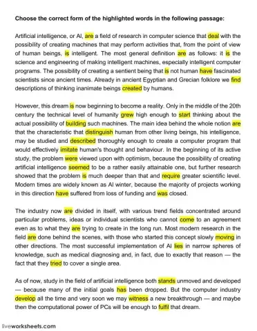 Subject Verb Agreement 2