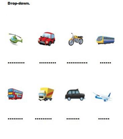 Transport. Drog-down