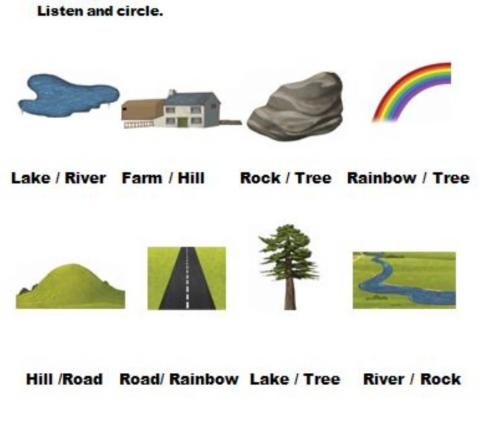 Countryside. Multiple choice