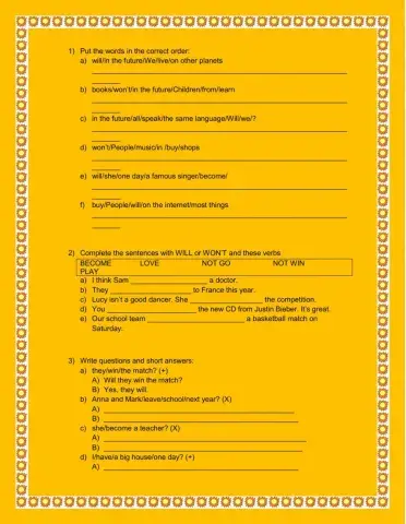 Will for peredictions