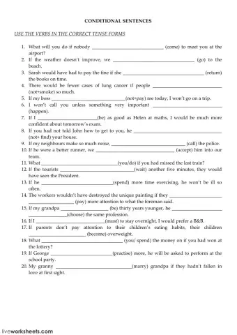 CONDITIONAL SENTENCES