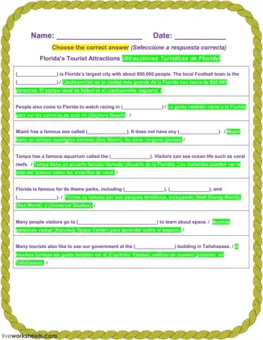 Florida’s Tourist Attractions - 1