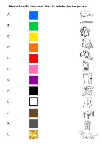 Colors Listening Practice