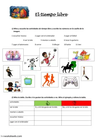 El tiempo libre
