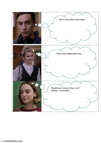 Sam, Paige, Casey - thoughts