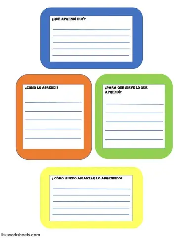 Ficha de Metacognición