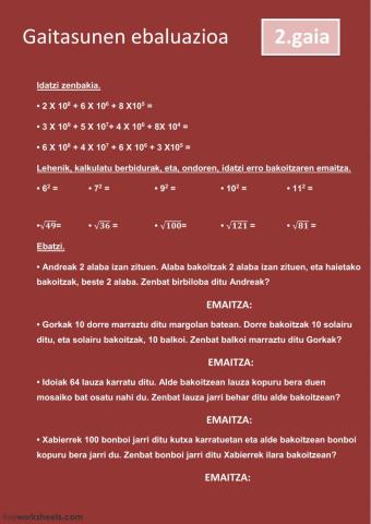 Gaitasunak 2