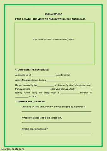 Jack Andraka listening
