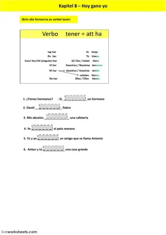 Kapitel  - läxa - åk 8