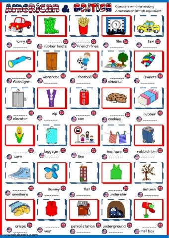 American vs British English