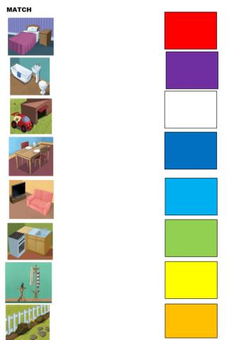 House. Listen and match