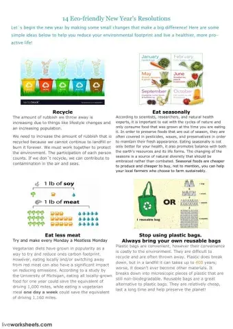 Eco-Friendly New Year´s Resolutions