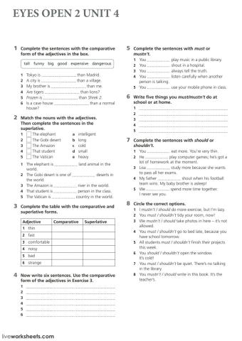 Eyes Open 2 Unit 4 Grammar