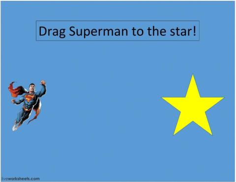 Drag drop superman