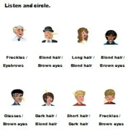 Listen and choose. Appearance