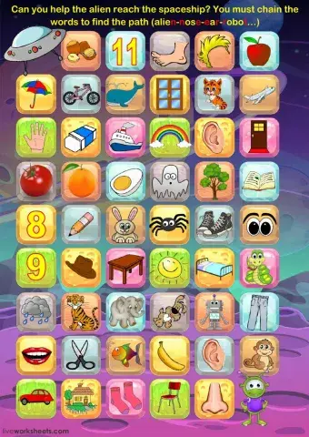 Vocabulary revision game