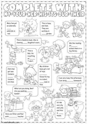 Possessive Adjectives