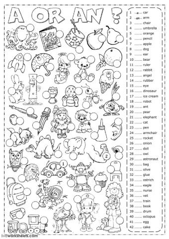 The Indefinite Article: A or AN