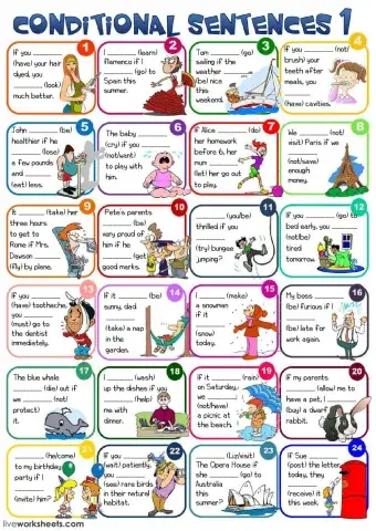 Conditional sentences - type 1