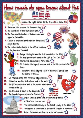 How much do you know about the USA?