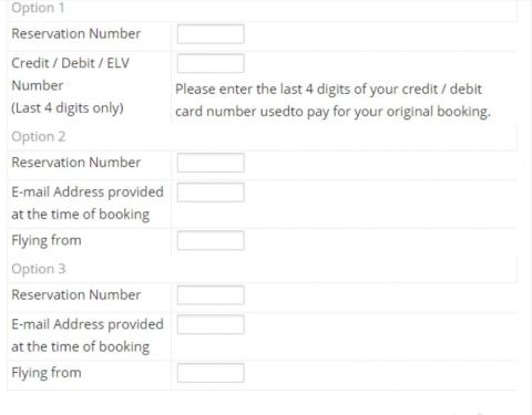 Online flight check-in 