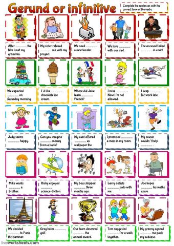 Gerund or infinitive -multiple choice