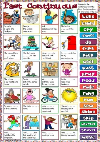 Past Continuous - practice