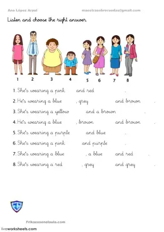 clothes read and choose