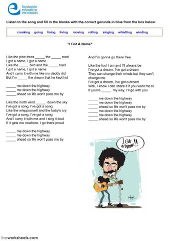 Listening with gerunds