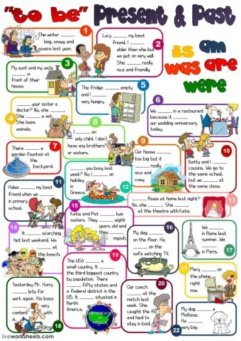 To Be - present and past