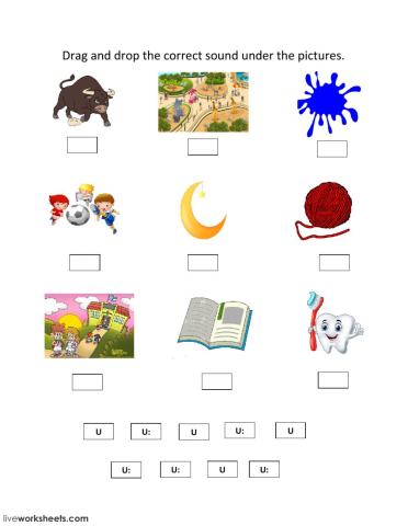 Drag and drop the sounds