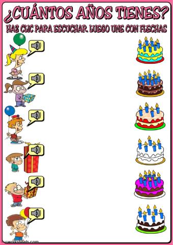 ¿Cuántos años tienes? - Escuchar