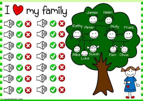 I love my family - listening