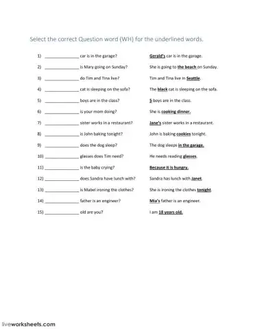 Question words (Wh-)