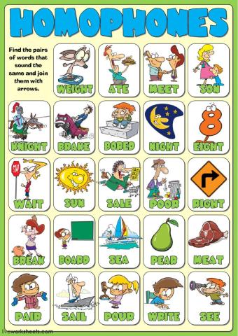 Homophones