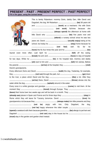 Present (perfect) - Past (perfect) (3)