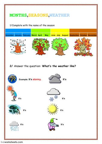 Weather - seasons