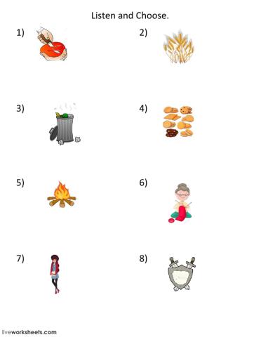 listen and choose - long i: